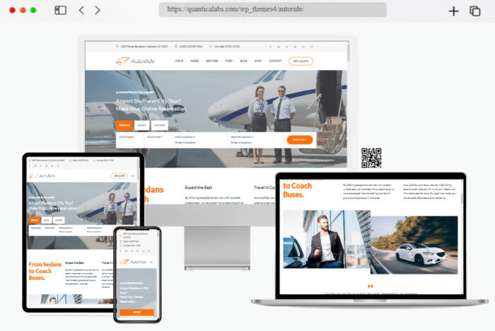 autoride car booking wordpress theme