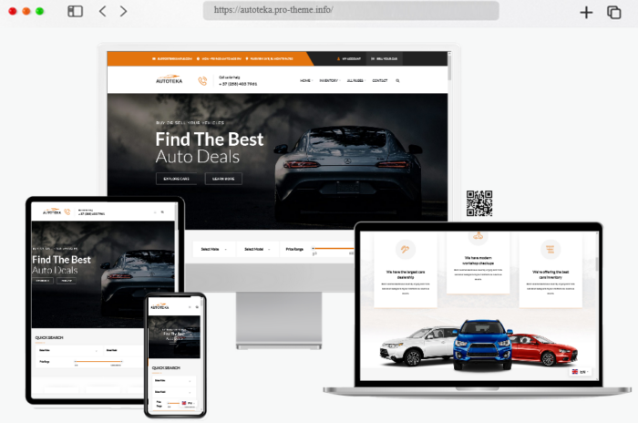 autohive car dealer rental wordpress theme