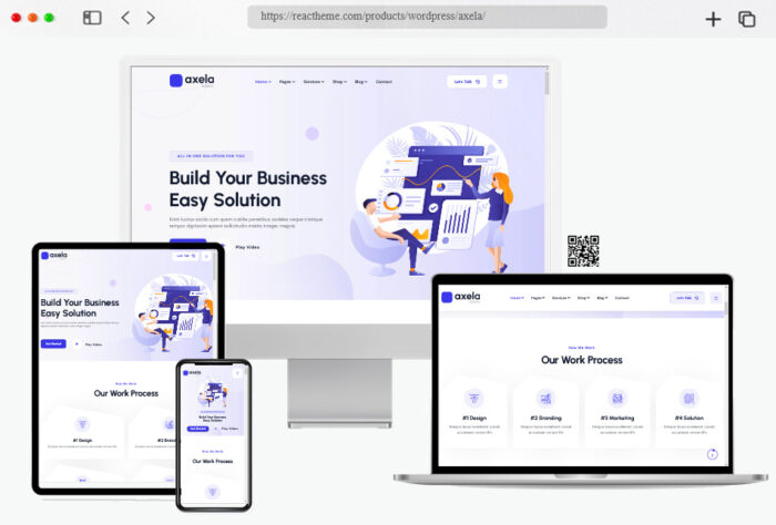 axela wordpress theme