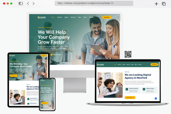 bcom consulting business theme