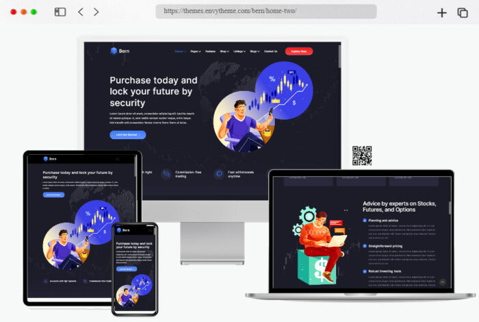 bern cryptocurrency wordpress theme
