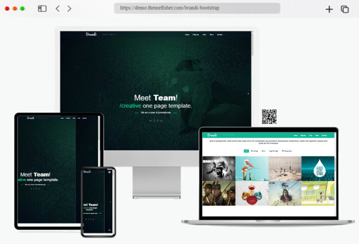 brandi hmtl bootstrap