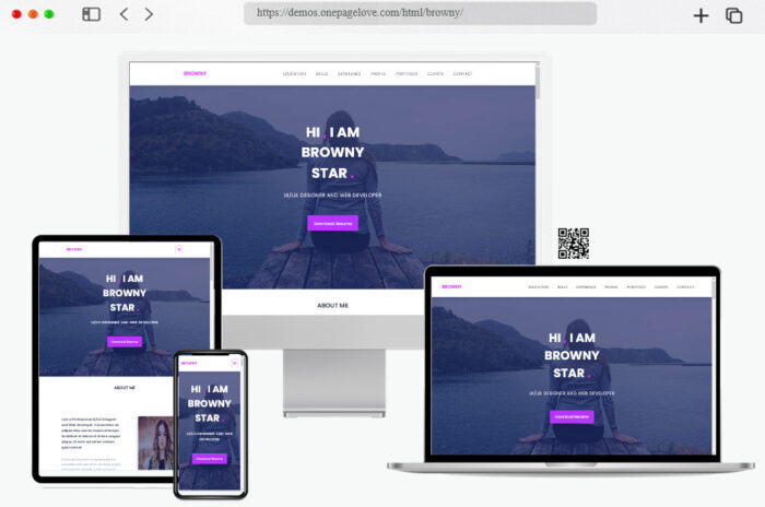 browny free personal template