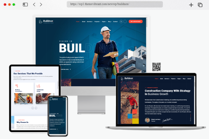 buildnox construction and architecture theme