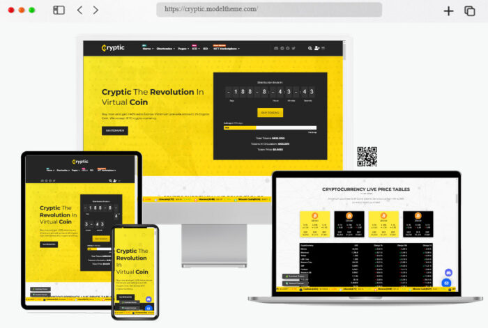 cryptic cryptocurrency wordpress