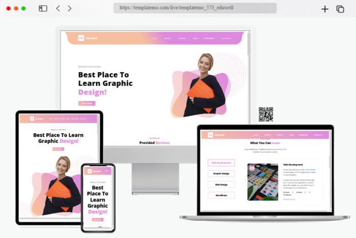 eduwell professional education html website template