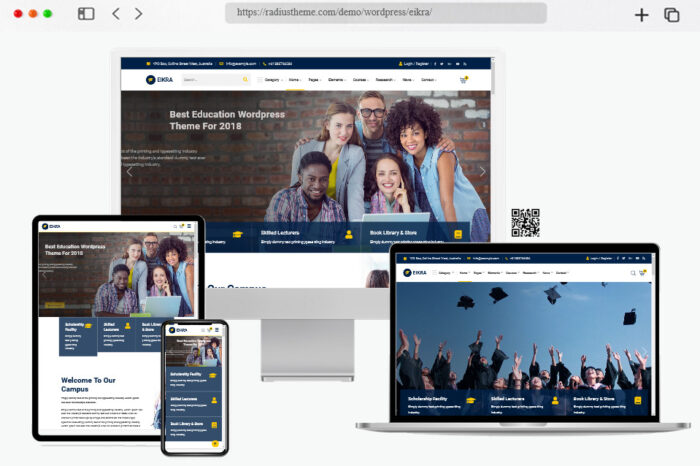 eikra education wordpress theme