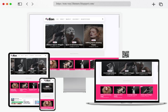 eon blogger template