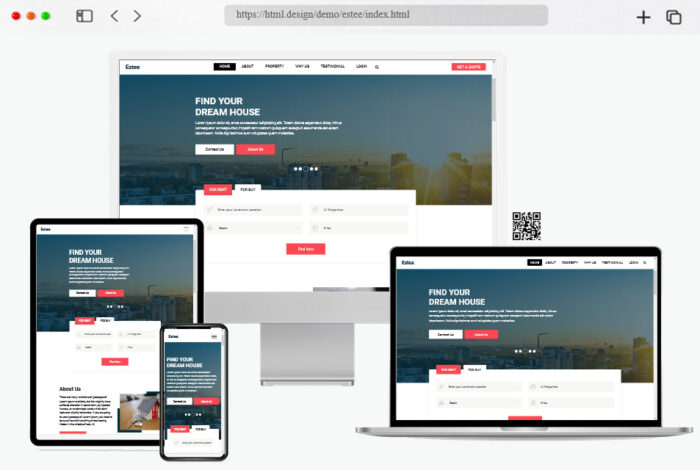 estee dream house html template