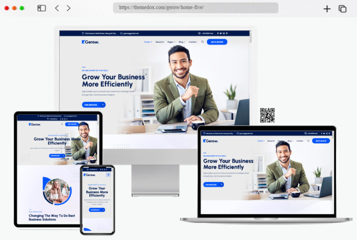 gerow business wordpress theme