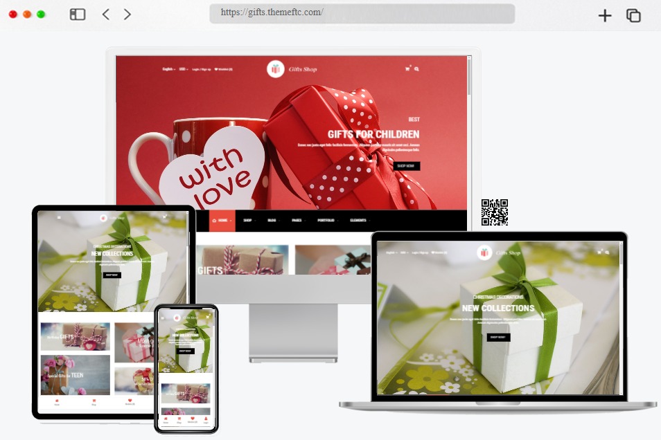 gifts shop woocommerce wordpress theme