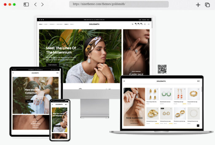 goldsmith jewelry store woocommerce elementor theme