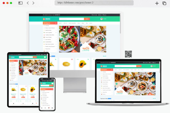 groc organic food wordpress theme