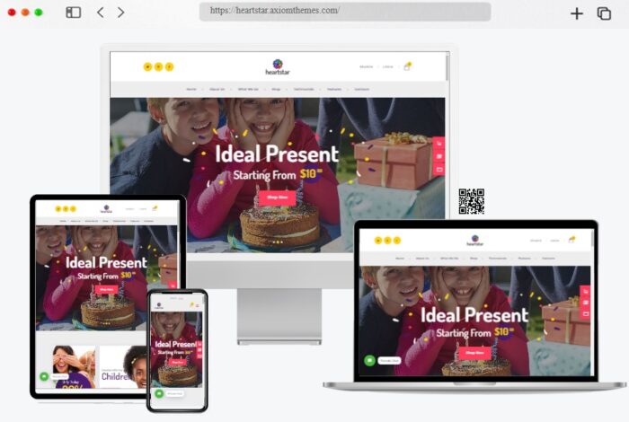 heartstar gift shop wordpress theme