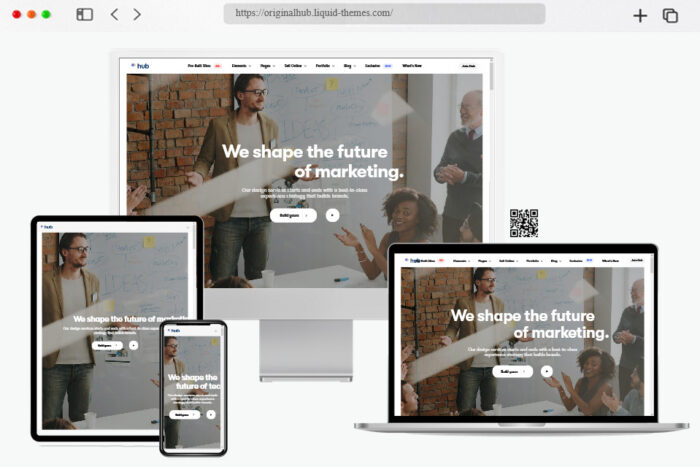 hub is a modern  flexible theme