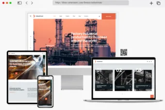 industrium industry factory wordpress theme