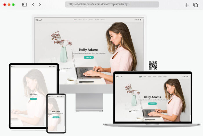 kelly html template
