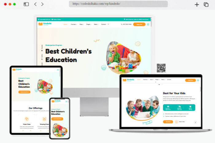 kindedo kindergarten school wordpress theme