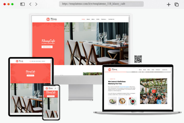 klassy html cafe template