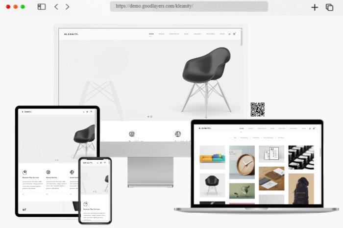 kleanity minimalist wordpress theme