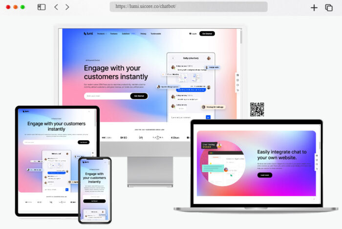 lumi tech startup landing page wordpress theme