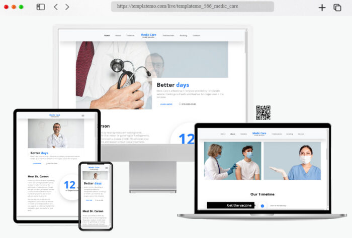 medic care html template