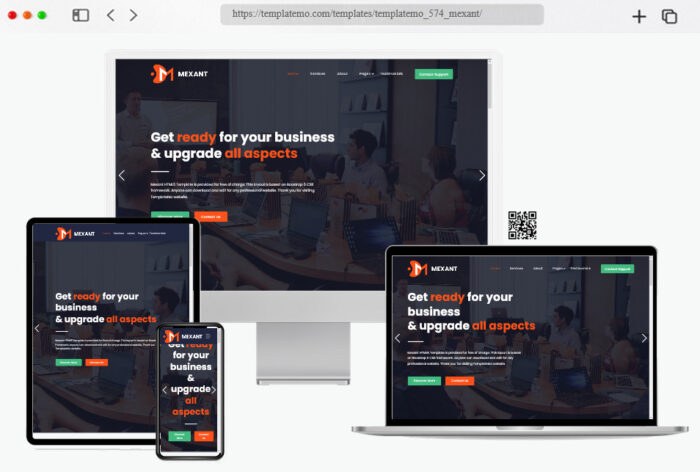 mexant html web template