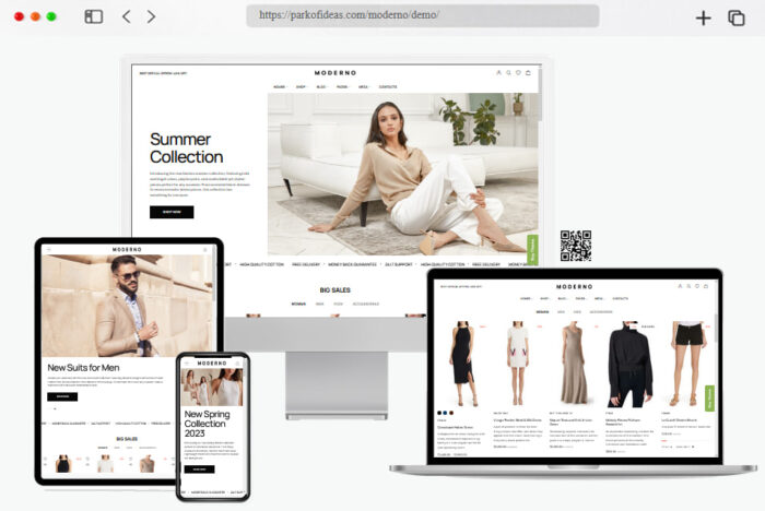 moderno furniture store woocommerce theme