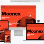 moonex react agency react portfolio template