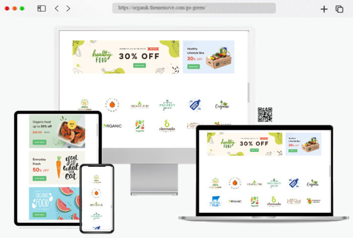 organik organic food store wordpress theme