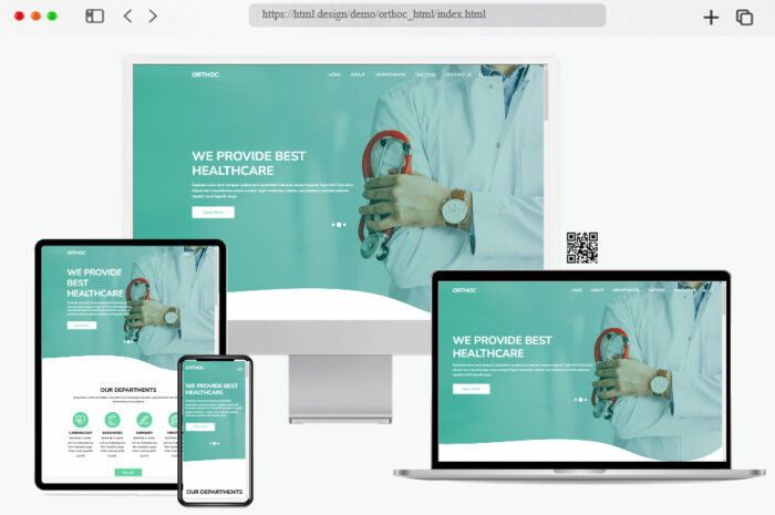 orthoc healthcare html template