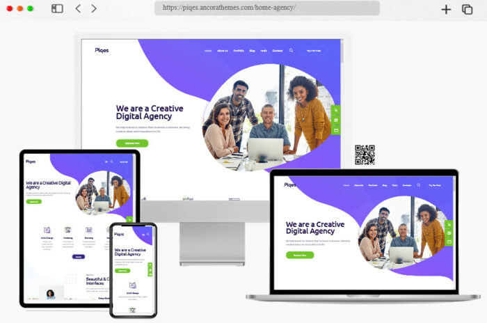 piqes web agency wordpress theme