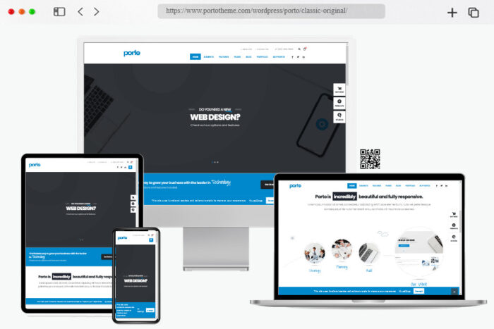 porto sleek modern theme