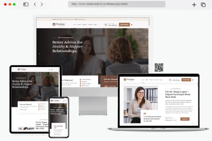 psychare wordpress theme psychologists