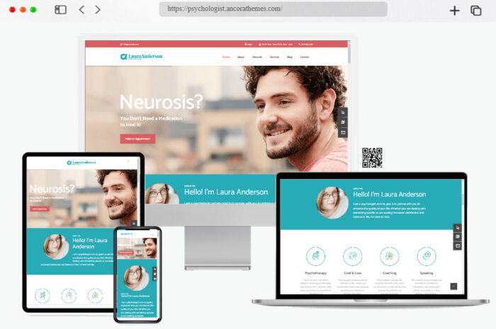 psychologist counseling doctor wordpress theme