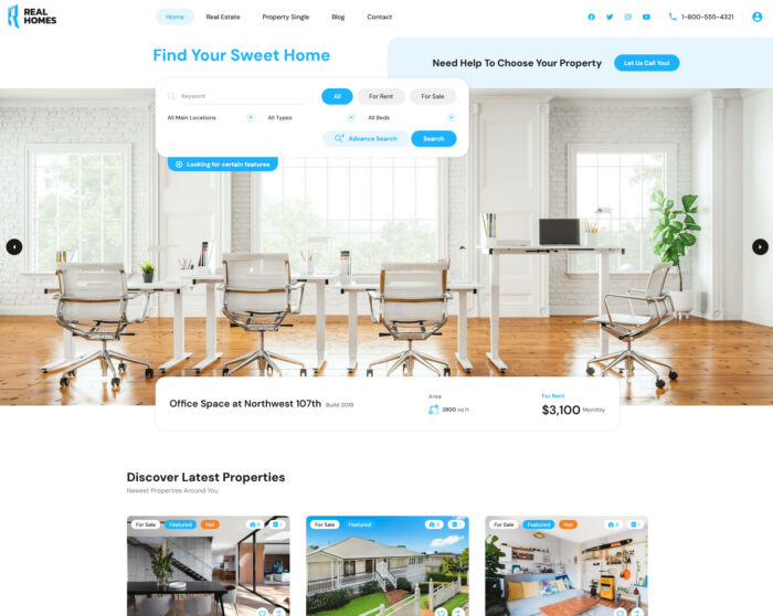 Vacation Rental Website Theme