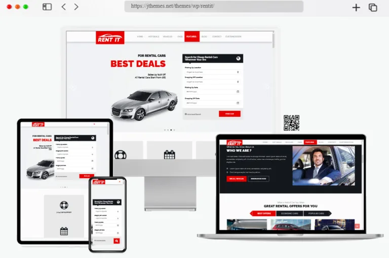 24 Best Car Rental WordPress Themes for 2026