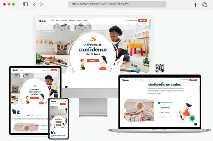 skole children kindergarten wordpress theme