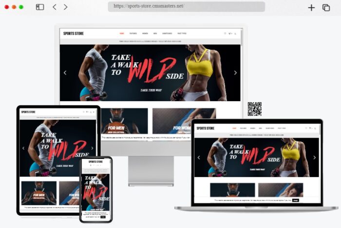 sports store woocommerce wordpress theme