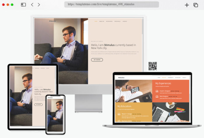 stimulus html portfolio template
