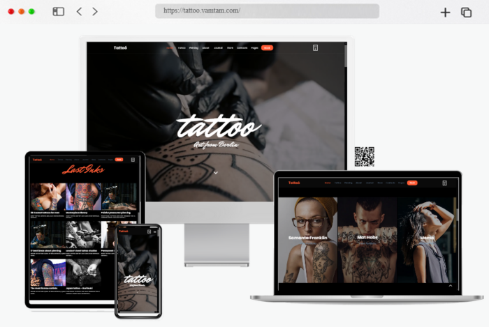 tattoo wordpress theme