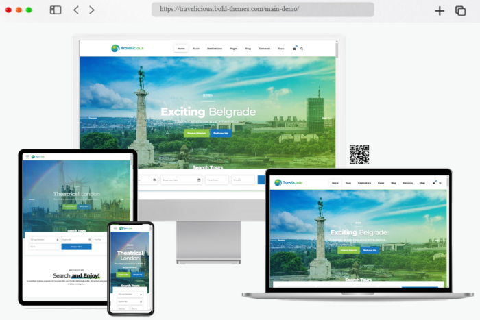 travelicioustour operator theme