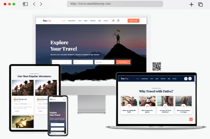 travio travel agencies wordpress theme