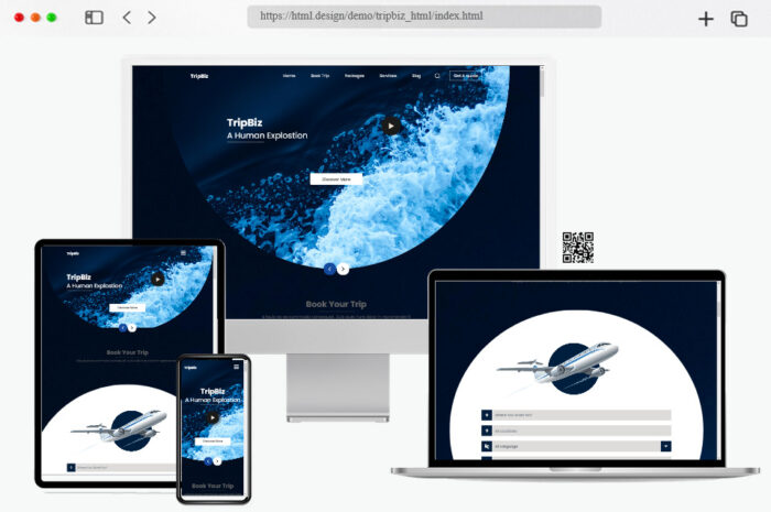 tripbiz travel and tour html template