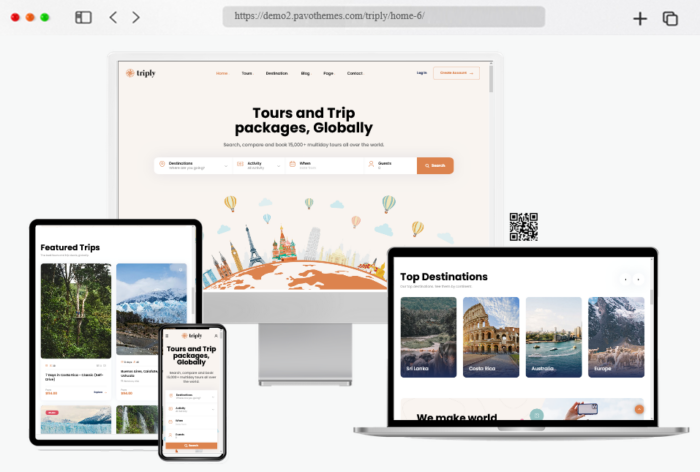 triply tour booking wordpress theme