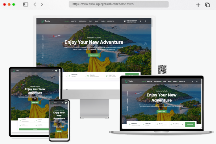 turio tour travel wordpress theme tourism agency