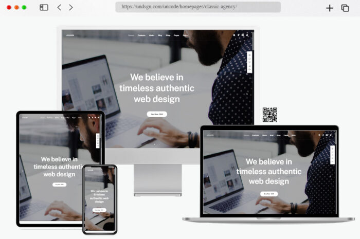 uncode impressive creative theme