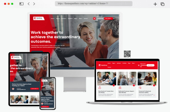 vankine consulting business wordpress theme