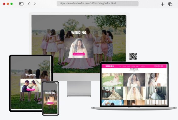 wedding free photography template