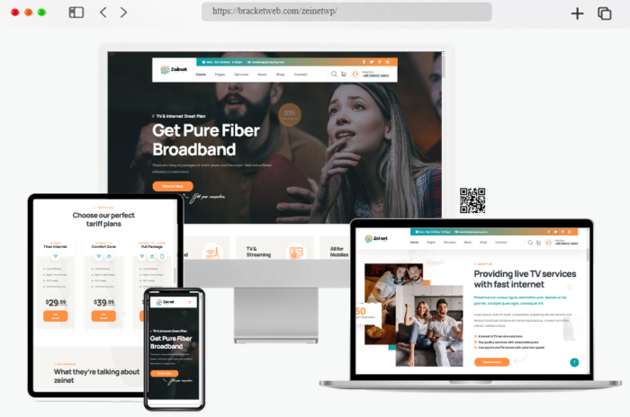 zeinet internet provider satellite tv wordpress theme